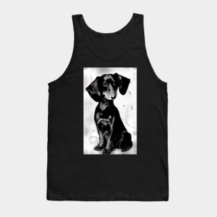 dachshund print Tank Top